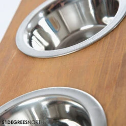 51 Degrees North Double Voerbak Teak 13 51 Degrees North Double Voerbak Teak -Huisdierproducten 51 degrees north double voerbak teak 210365 1000 none