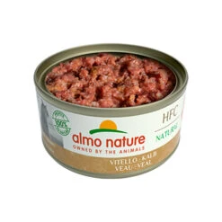 Almo Nature Cat - HFC 70 Natural - Kattenvoer - Blik - Kalfsvlees -Huisdierproducten almo nature classic kalfsvlees 24x70g 2