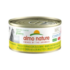 Almo Nature HFC Complete Adult Made In Italy Kattenvoer - Blik - Kip En Tonijn Met Courgette