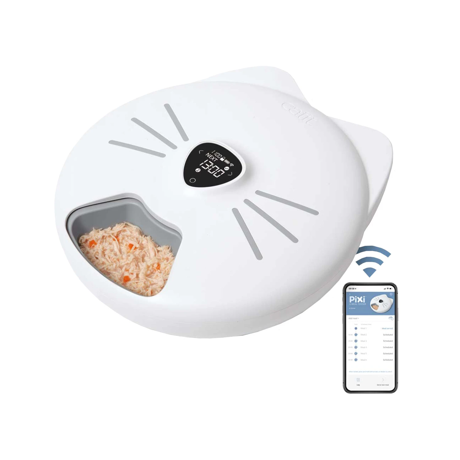 Catit PIXI Smart 6-meal Feeder 2 Catit PIXI Smart 6-meal Feeder - Afbeelding 2