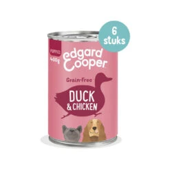 Edgard & Cooper Puppy - Eend & Kip - Blik -Huisdierproducten edgard cooper puppy eend kip blik 173662 1000 none
