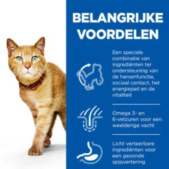 Hill's Science Plan - Feline Senior Vitality 9 Hill's Science Plan - Feline Senior Vitality -Huisdierproducten hills science plan feline senior vitality 218668 0500 none