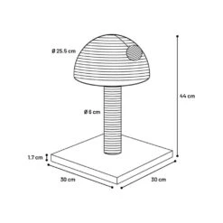 Flamingo Krabpaal Asha -Huisdierproducten krabpaal asha 222629 1000 none