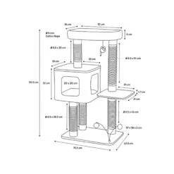 Flamingo Krabpaal Fati -Huisdierproducten krabpaal fati 222620 1000 none