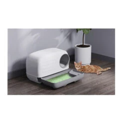 Petlux Retro Kattenbak Met Lade -Huisdierproducten petlux retro kattenbak met lade 220035 0500 none